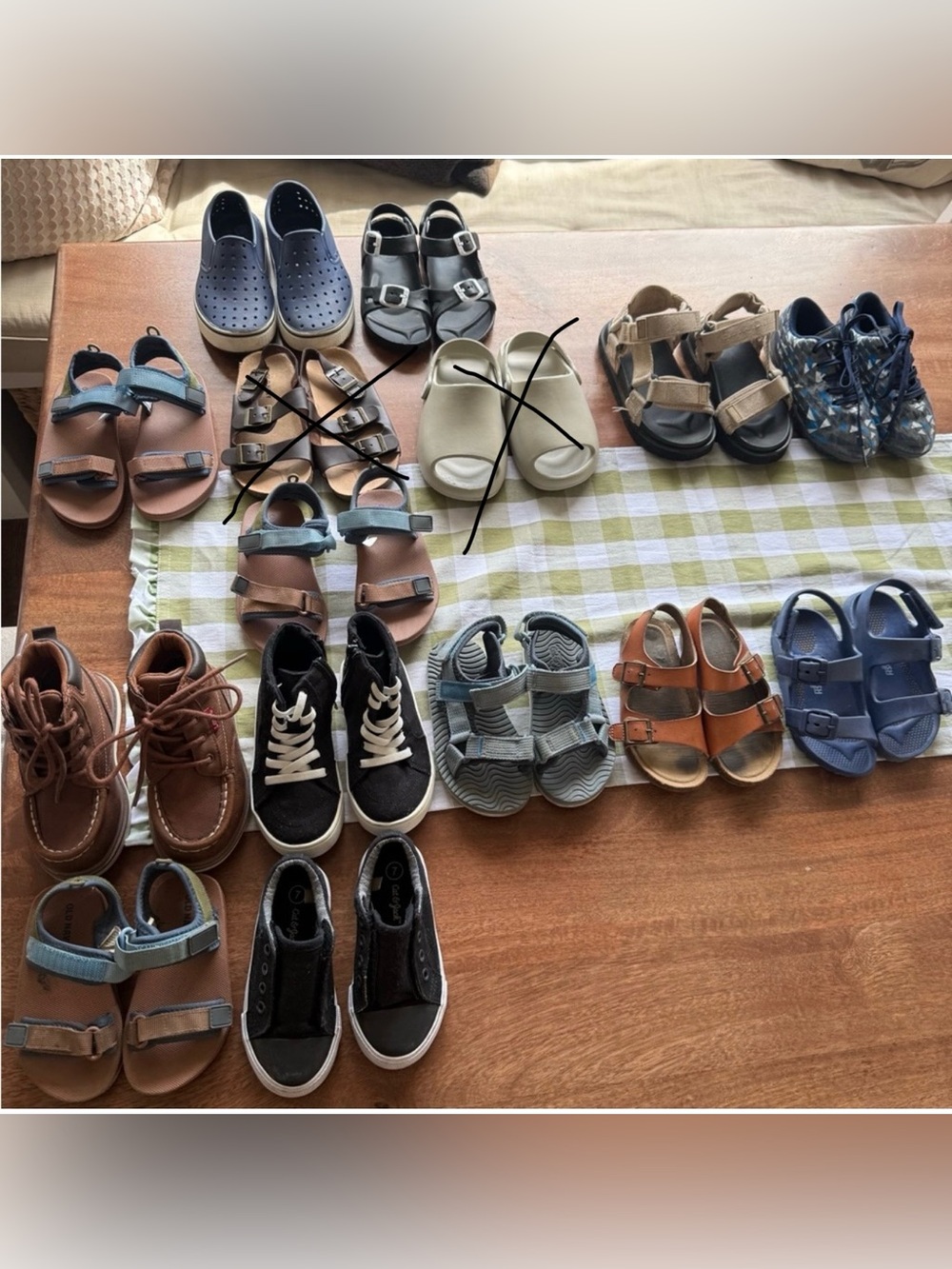 Lot Of 13 Pairs Of Boys Kids Shoes Size 7c-13c